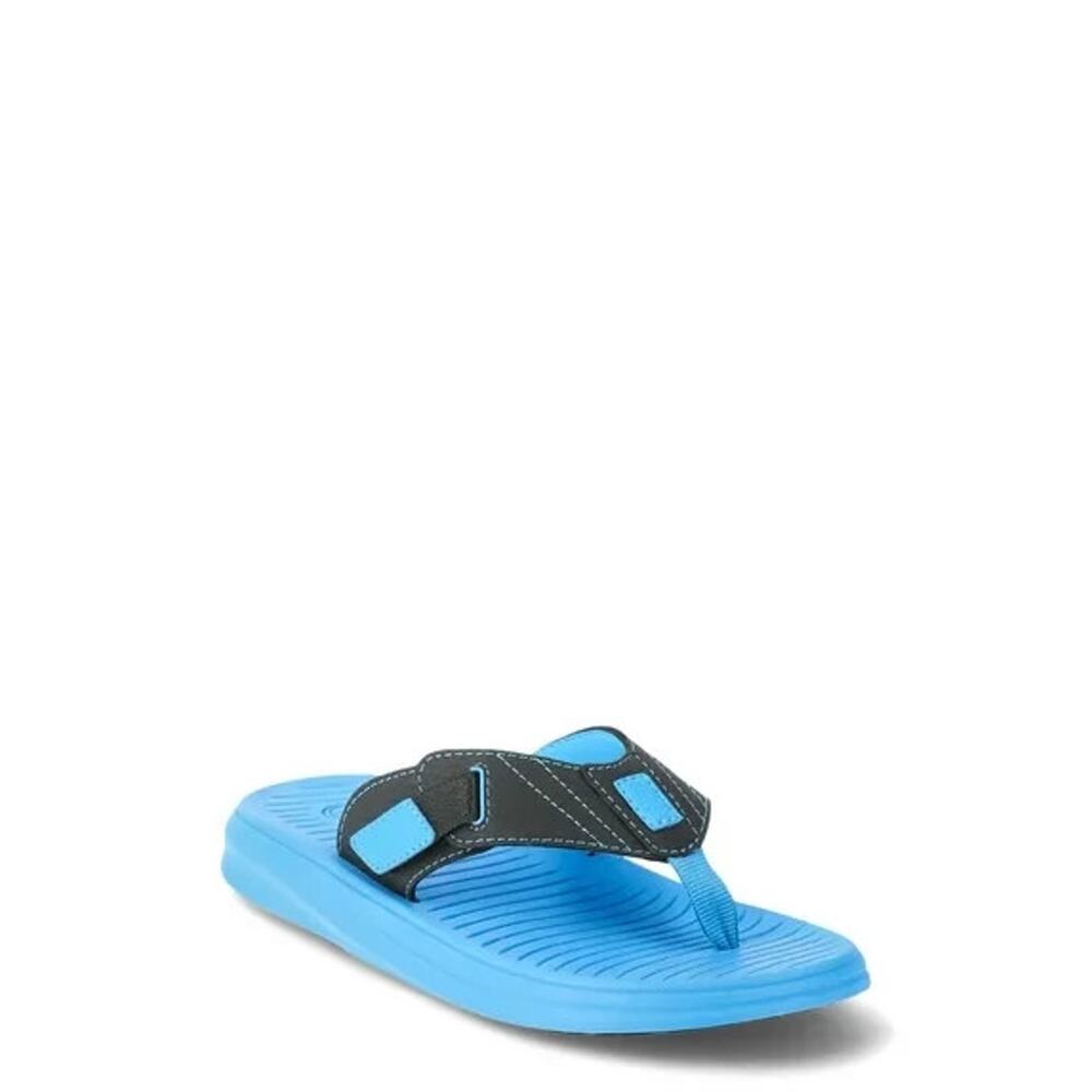 Wonder Nation Little Boys and Big Boys Sporty Flip Flops Size 2/3 Little Boy NEW